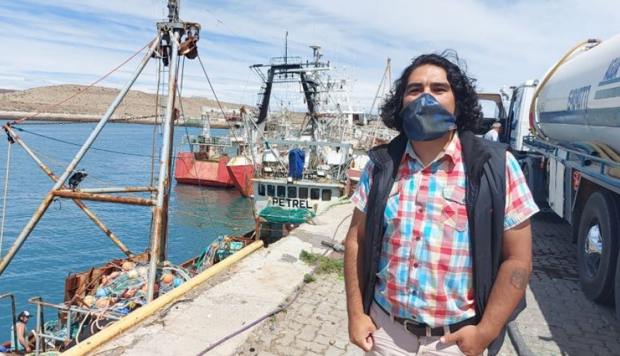 Se realizó la primera descarga de centolla del año en el puerto Caleta Paula 
