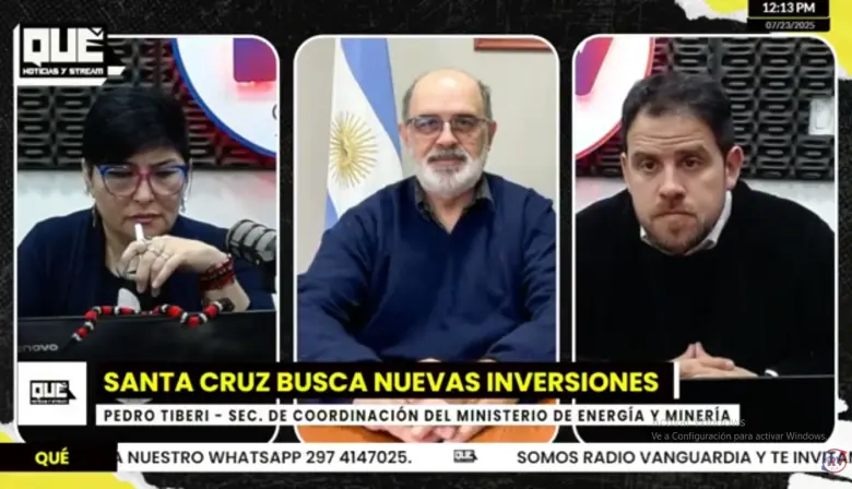 Minería en Santa Cruz: Pedro Tiberi proyecta inversiones y demanda señales claras de apoyo