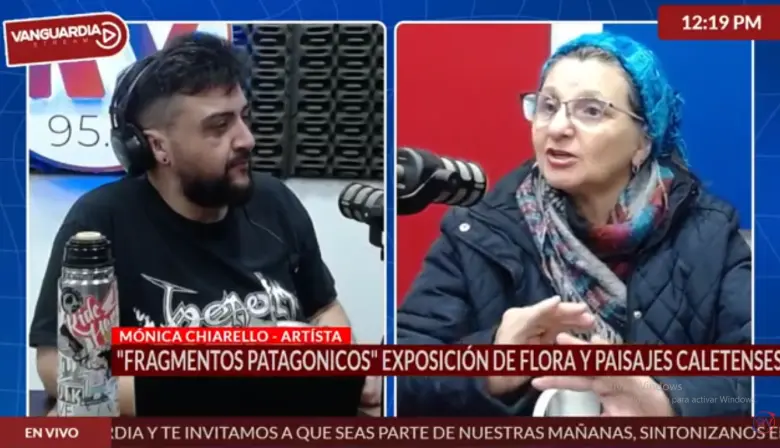 "Fragmentos Patagónicos": Mónica Chiarello presenta su muestra de Flora y Paisajes Caletenses