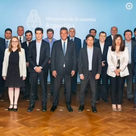 Alicia Kirchner y los gobernadores se reunieron con Sergio Massa