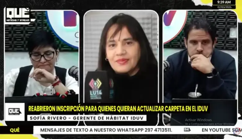 Rivero: “El objetivo es trabajar de forma "limpia y transparente" para llegar a quienes necesitan una solución habitacional”