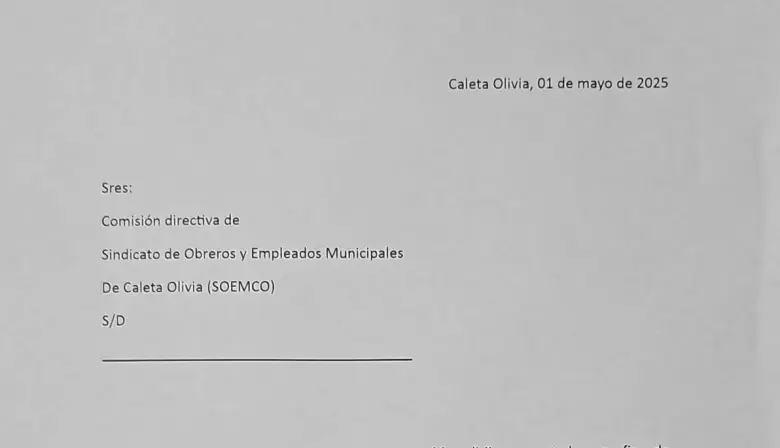 Los municipales de Caleta Olivia tendrán su Convenio Colectivo de Trabajo