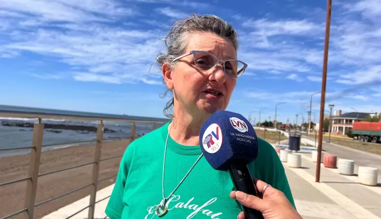 Arte patagónico con impacto internacional: Mónica Chiarello lidera un mural colaborativo en el mirador de las ballenas
