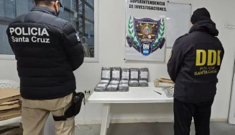 Golpe histórico al narcotráfico: secuestran cocaína por más de $780.000.000 en Caleta Olivia