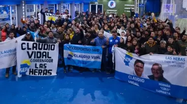 Dirigentes sindicales brindaron su apoyo a Claudio Vidal
