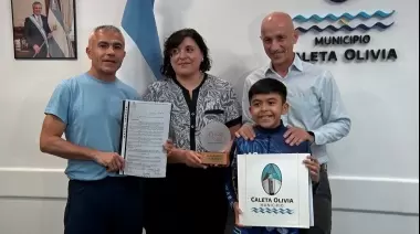 Cotillo recibió a Santiago Rearte campeón de la Copa Mundial World Skate 2023