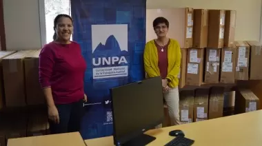 La UNPA recibió 40 computadoras para ‘espacios progresar’
