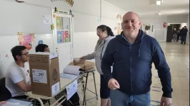 Hernan Elorrieta votó en las Heras