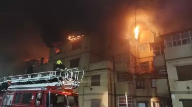 Incendio en el barrio 400 Departamentos de Río gallegos