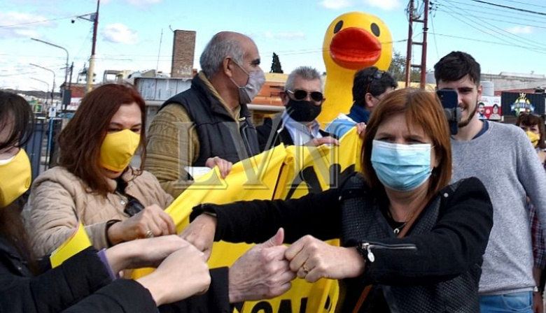Patricia Bullrich estuvo en Caleta Olivia y pidió a los santacruceños que tengan libertad