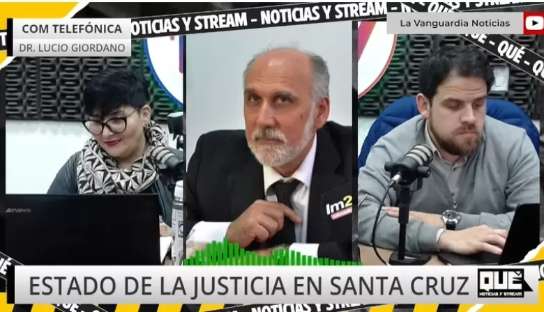 Giordano: “El Poder Judicial de Santa Cruz se quedó en el tiempo y no se democratizó”