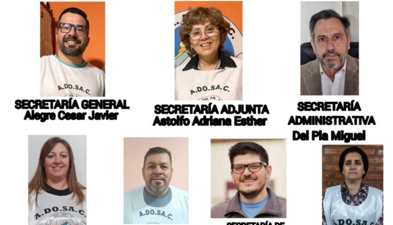 La Lista Multicolor ganó las elecciones de ADOSAC y desplazó a la conducción oficialista