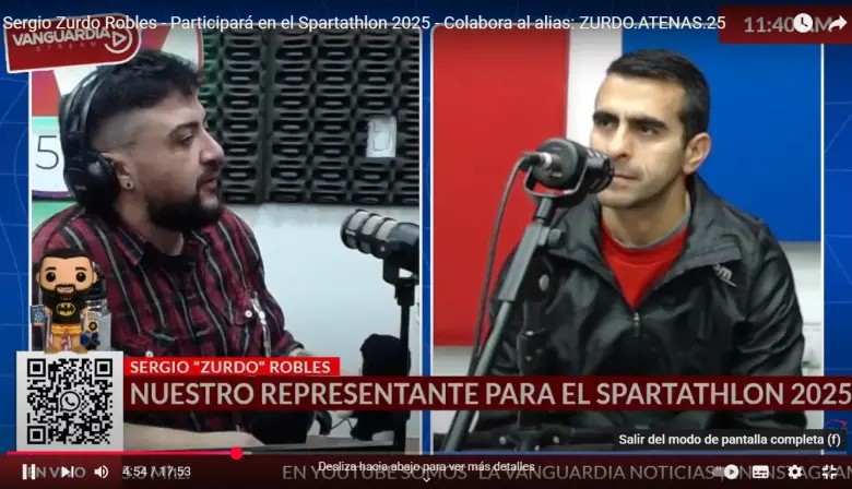 Sergio "Zurdo" Robles se prepara para el Spartathlon 2025 y continúa buscando apoyo en Caleta Olivia
