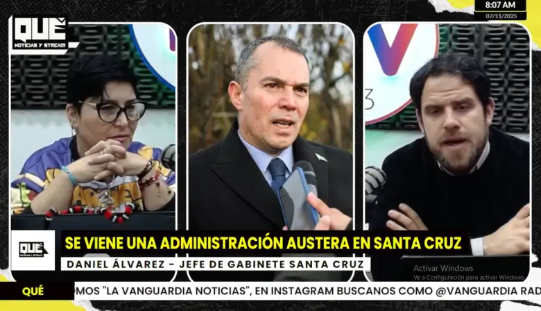 Entrevista a Daniel Álvarez: cómo enfrenta Santa Cruz la crisis económica y educativa