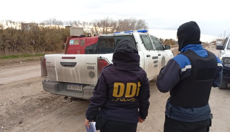 Allanamiento en Pico Truncado: recuperan máquina robada en empresa de zona industrial