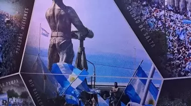 AFA eligió una foto de los festejos del mundial de Caleta Olivia, pero tiene un grave error