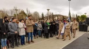 Cañadón Seco enalteció la memoria y legado de Martín Miguel de Güemes: “Martin, necesitamos recordarte para que esta patria no siga siendo colonia” dijo Soloaga