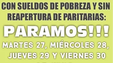 ADOSAC para otras 96 hs.