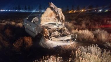 Joven murió al volcar el vehículo en el que viajaba