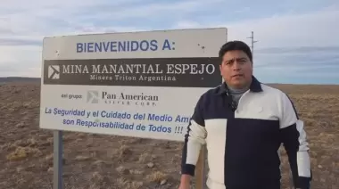 Vidal recorrió "Manantial Espejo" y denunció la desidia de la empresa canadiense Tritón y del gobierno provincial