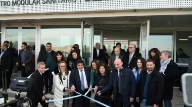 Alicia inauguró el Hospital Modular “Wilson Eduardo Parada” en Caleta Olivia