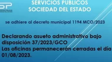 Comunicación de S.P.S.E. ante temporal de viento que provoca apagones y artefactos quemados