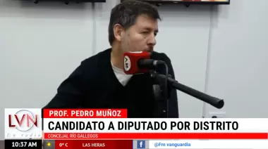 Pedro Muñoz: “El día 13 de agosto hay una responsabilidad directa para el vecino”