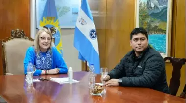 Encuentro entre Alicia Kirchner y Claudio Vidal