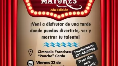 El Municipio invita a interesados a participar de la 2° edición de “Talentos Mayores”