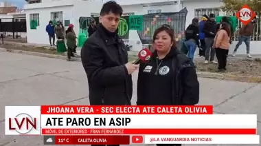 ATE se movilizó frente a la ASIP
