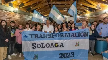 Soloaga convocó a sostener el proceso de “más transformación” para Cañadón Seco