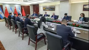 Alberto Fernández se reunió con empresarios y el alcalde de Shanghái