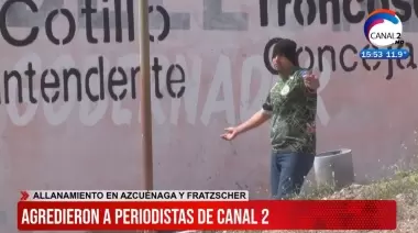 FOPEA condena la agresión a Roberto Méndez y Alejandra Fernández, cronista y camarógrafa de Canal 2 Caleta Video Cable, en una cobertura