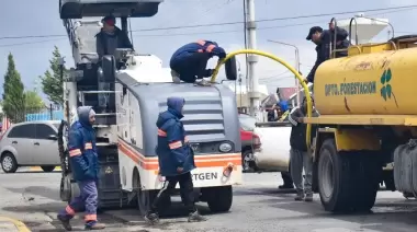 Comenzaron los trabajos de fresado sobre Avenida Gotti