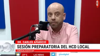 Carlos Aparicio: “Tenemos una responsabilidad de ser oposición, pero será una oposición constructiva”