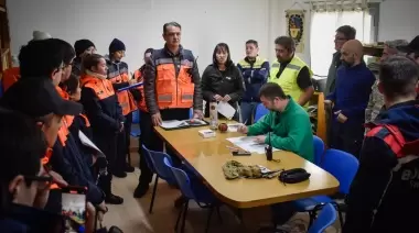 Protección Civil Municipal realizó un simulacro de búsqueda y rescate