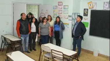 Vidal inauguró el Plan de Mantenimiento escolar 2024
