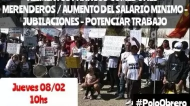 Manifestación frente al CIC Virgen del Valle
