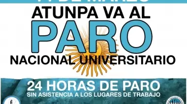 Trabajadores universitarios se movilizan en defensa de la educación pública