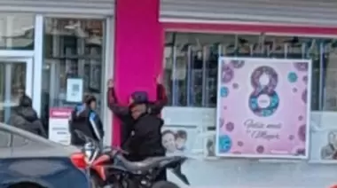 Frustrado intento de robo de moto en pleno centro