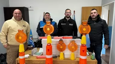 Petroleros refuerza la seguridad vial en destacamento policial de Río Gallegos