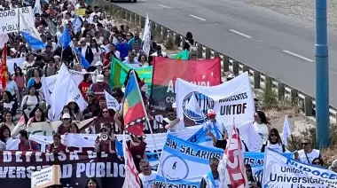 La UNPA se unió a la Marcha de la Patagonia Sur en defensa de la Universidad Pública