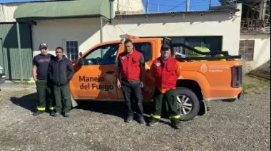 Santa Cruz envió brigadistas a Neuquén