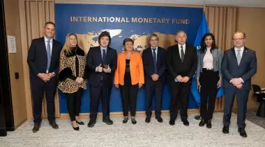 Milei se reunió con Georgieva en Washington para negociar un nuevo acuerdo con el FMI