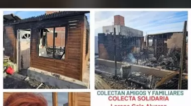 María Inés Mayorga llama a la solidaridad para que la "Colo" Álvarez reconstruya su casa