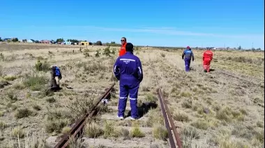 Acuerdo clave para reconstruir el ramal ferroviario entre Puerto Deseado y Las Heras