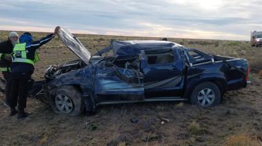 Fatal accidente en Santa Cruz: investigan las causas del vuelco en Ruta 43
