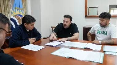 Vidal se reunió con el intendente Carambia para avanzar en obras para Las Heras