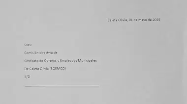Los municipales de Caleta Olivia tendrán su Convenio Colectivo de Trabajo