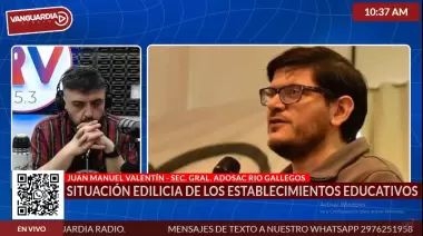 Educación: ADOSAC continúa denunciando abandono edilicio y precarización laboral en Santa Cruz